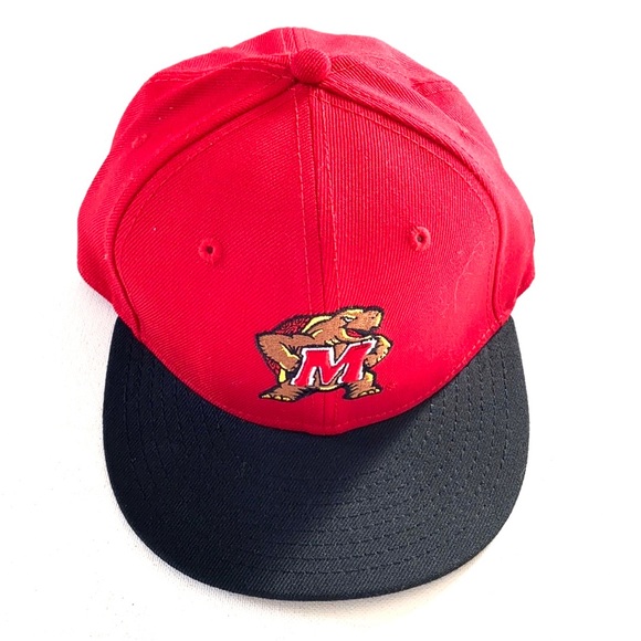 Maryland Terps New Era Red & Black Outline Snapback kids - Picture 1 of 9